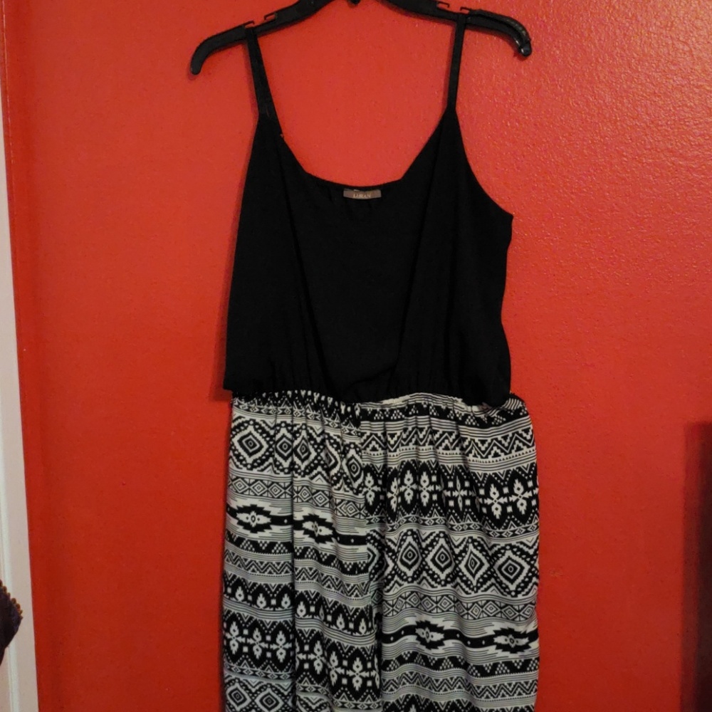 Plus Size Tribal Print Jumpsuit